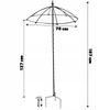 KADAX Umbrelă de grădină Trandafiri cățărători Iederă 190 cm