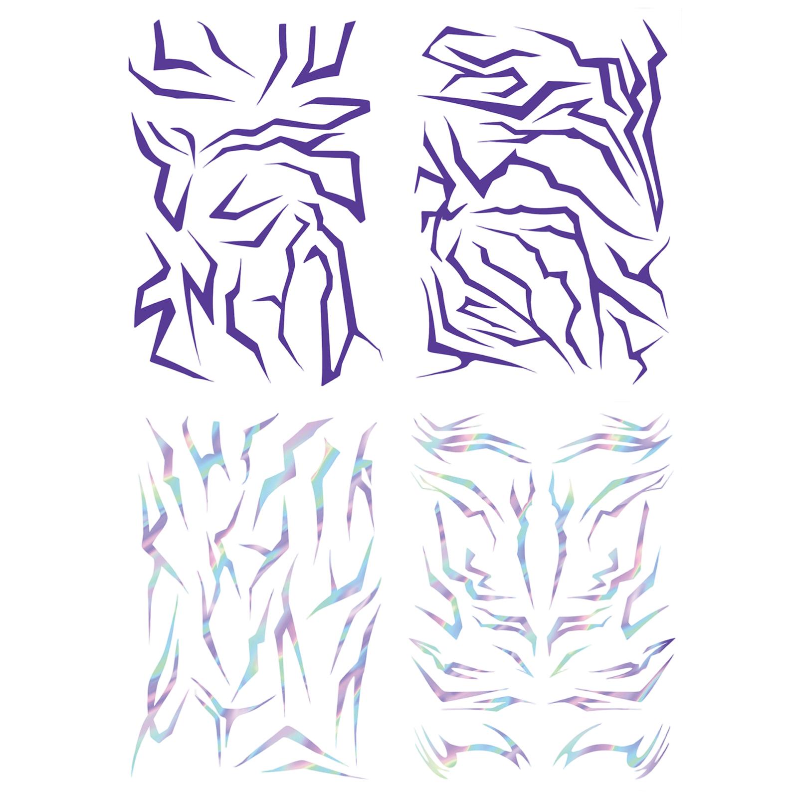 

Аниме Наклейки Косплей Сценический Макияж Наклейки для Лица One Size