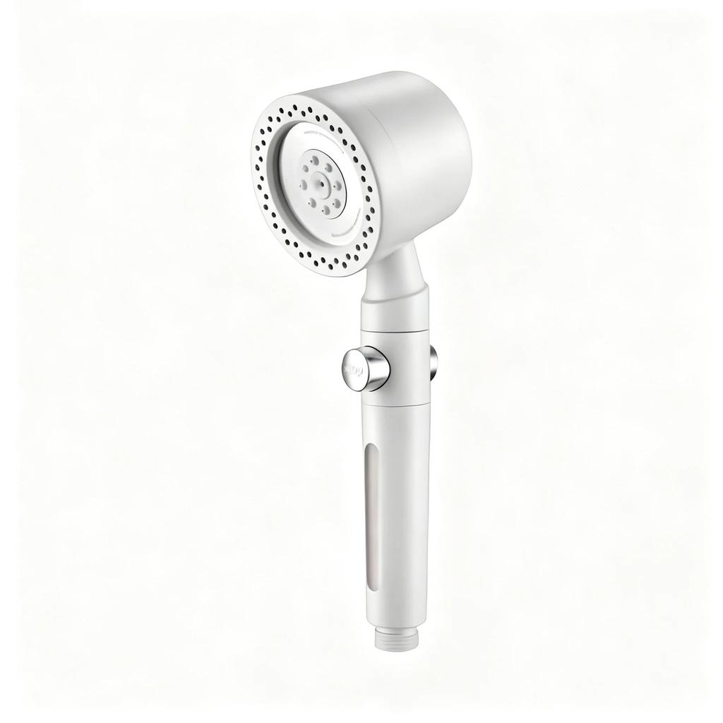 Chuveiro de Alta Pressão Economizador de Água com Filtro 5 Modos Chuveiro de Mão Parada com um Botão Acessórios de Banheiro