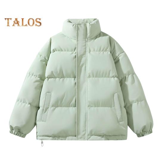 

Мужское хлопковое пальто с воротником-стойкой, длинным рукавом, однотонное, с застежкой-молнией, стеганая куртка с завязками на подоле, утолщенная, свободная верхняя одежда M светло-зеленый