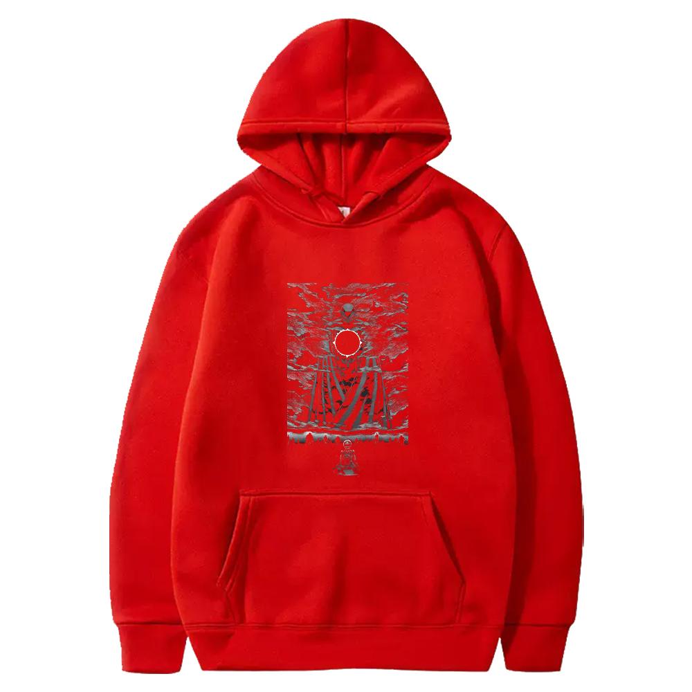 

Griffith Femto Berserk Hoodie Anime Graphic Printed Sweatshirt Men Women Clothing Long Sleeve Fleece Oversized Hooded Streetwear 4XL червоний