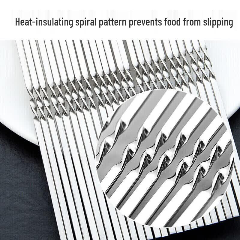 Suncojia 304 Stainless Steel Flat BBQ Skewers