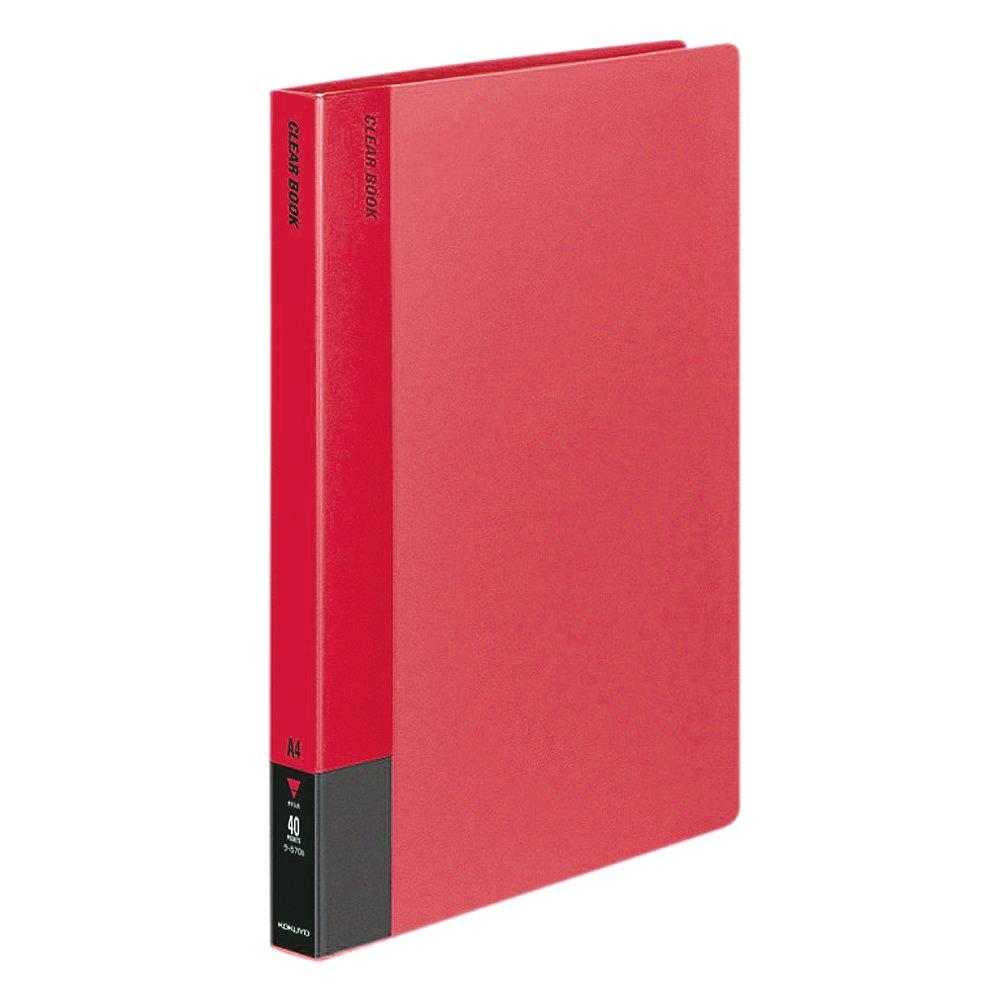 

KOKUYO File Clear Book A4 40 Sheets Red La-570R