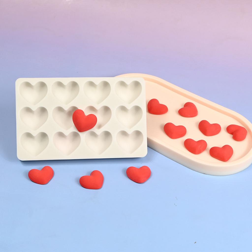 Multi Cavity Silicone Bakewares Heart Shaped Molds for Chocolate Cake Fondant Candy Baking Tool Kitchen Accessories