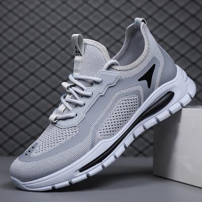 Sports Men's Shoes Fly-woven Breathable Running Casual Shoes Single Shoes Net Shoes Versatile Trendy Shoes