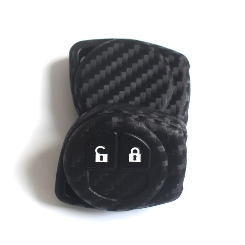 FRACTAL CREATION Suzuki Key Case, Key Cover, 2 Buttons, Silicone, Full Protection, Compatible with