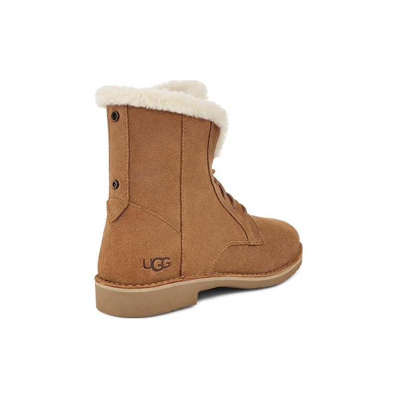 UGG Suede Casual Trendy Short Boots Women Boots Chestnut 1129810-CHE