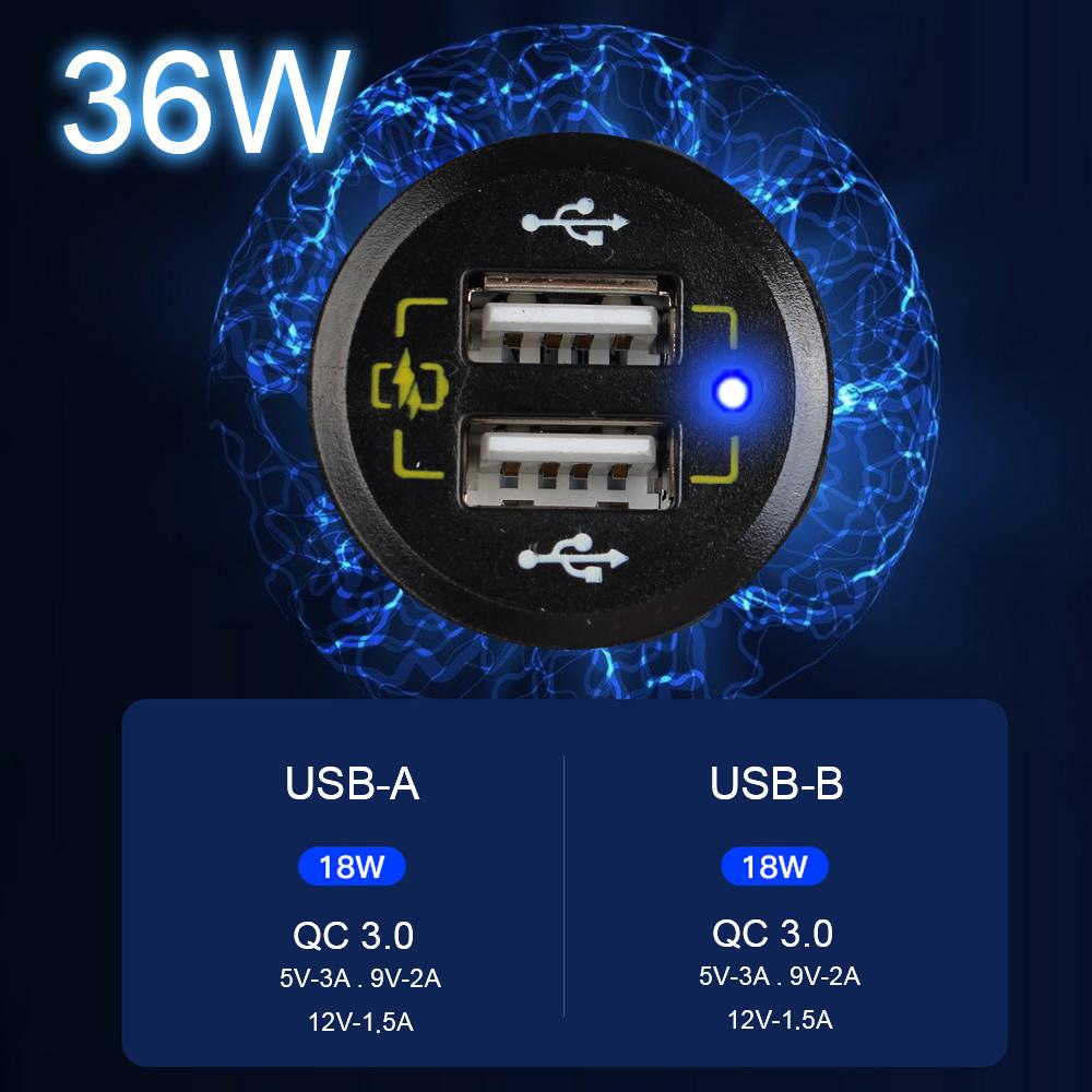 24V 12V Switch Panel 8 Buttons Car Light Toggle USB Chargers Power Adapter Caravan Accessories for Boat Van Truck Trailer Marine Battery Switches5