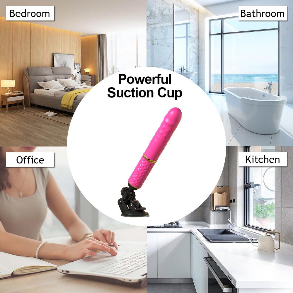 Fully Automatic Telescopic Mini Cannon Erotic Masturbator with APP Remote Control for Women