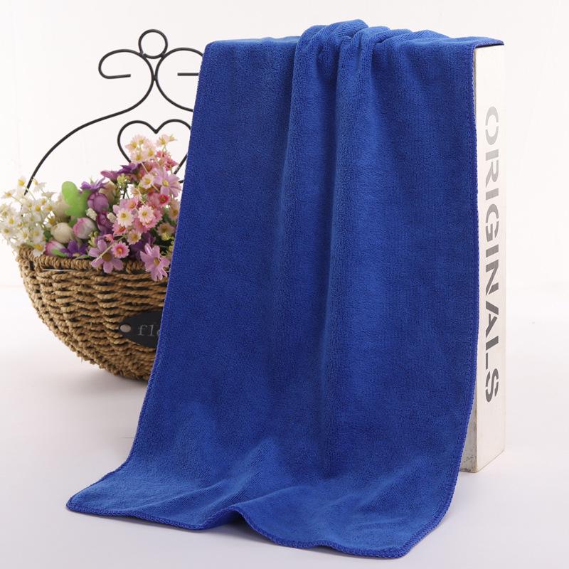 

Полотенце для ванной из микрофибры 420 г — хорошо впитывающее, толстое, многоцелевое для салонов красоты, парикмахерских или автомоек Medium 30x60cm синий