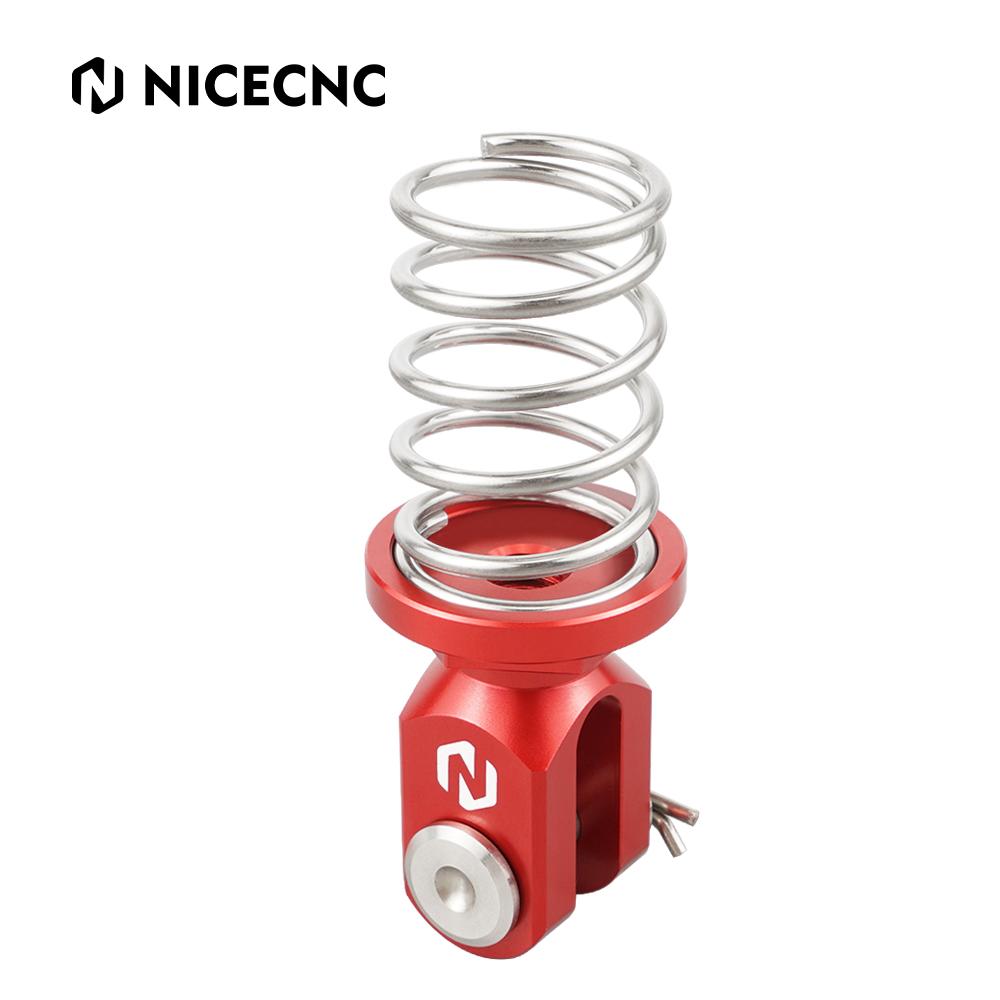 NICECNC For Honda XR650L XR 650L 1993-2025 Motorcycle Aluminum Rear Brake Return Spring Kit For Honda  XR600R XR 600R 1993-2000 красный