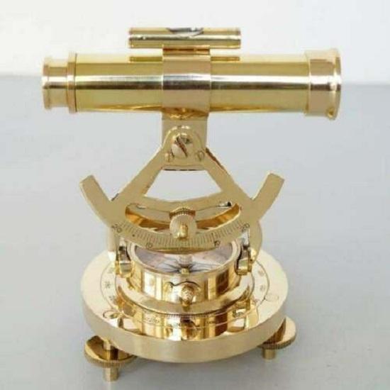Solid Theodolite Alidade Telescope Compass Navigation Instrument 12.7cm