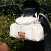 Universal PU Leather Electric Bike Front Bag Cute Bear Large Capacity Bicycle Handlebar Organizer Bag