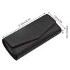 Sunglass Holders For Car Sun Visor Eyeglasses Hanger Auto Interior Accessories PU Leather Car Sunglasses & Glasses Holder Visor