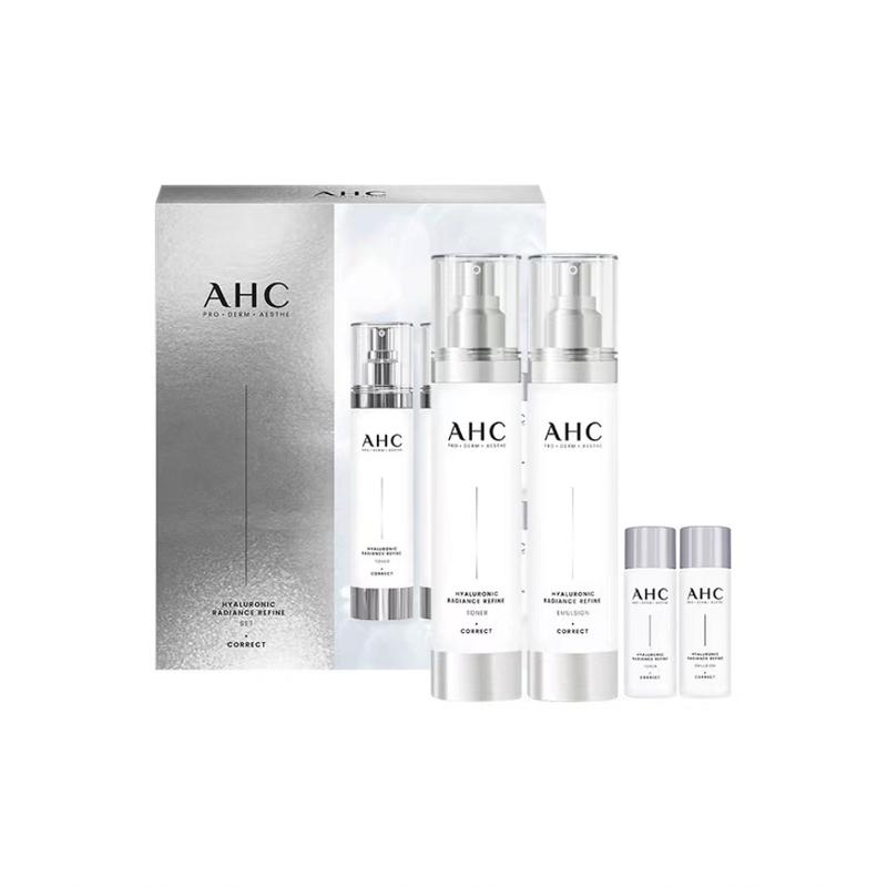 AHC Little Fairy Water Emulsion Glutathione Translucent Skin Care Set Brightening and Moisturizing Two-piece Set + Sample коричневый