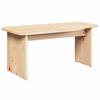 Coffee Table Set 2 pcs Natural Solid Pine Wood