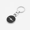BBFP7 Metal/Leather Car Keychain Badge Emblem For Opel Astra Grandland Corsa Mokka Frontera Insignia Zafira Key Chain Rings Accessorie