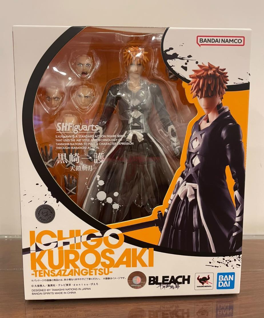Sh Bleach Ichigo Kurosaki Tensa Zangetsu Shf Action Figure Model Toys Anime Collectible Toy Gift