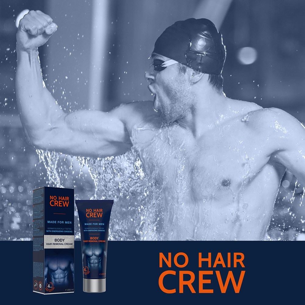 No Hair Crew Body Hair Removal Cream for general areas, 200ml, 1 unit