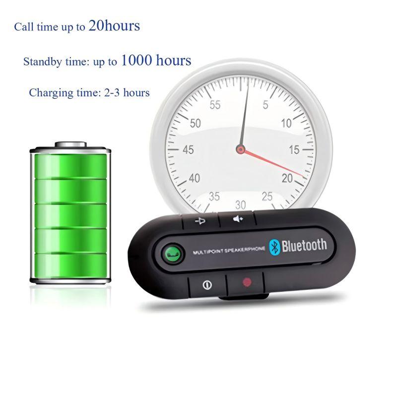 HOt Sale Wireless Handsfree Car Bluetooth 4.1 Sun Visor Speaker Speakerphone MP3 Music Player Car Charger