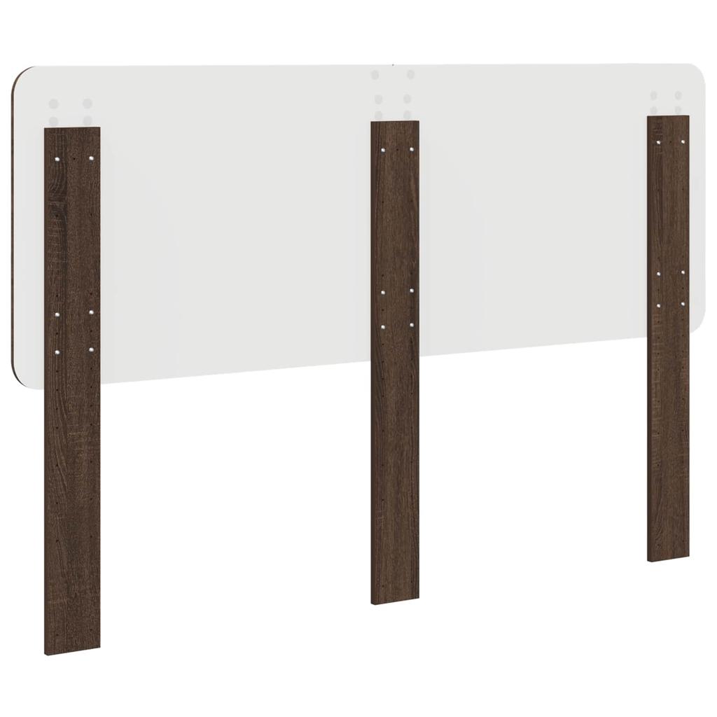 Headboard in Brown Oak Look Wood Based Material