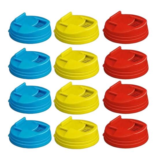 Soda Can Lids Reusable Plastic Covers for Standard 2.4-inch Cans Spill-Proof Dust-Proof Soda Can Protector for Beer Energy Drinks