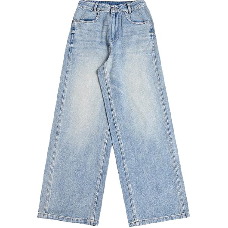 Converse Jeans Women s Light Blue Moderate Straight Fit Pants WCJ779-UHA L