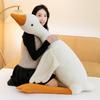 Large White Goose Plush Sleeping Doll - Perfect Gift for Girls on Valentine's Day or Birthday