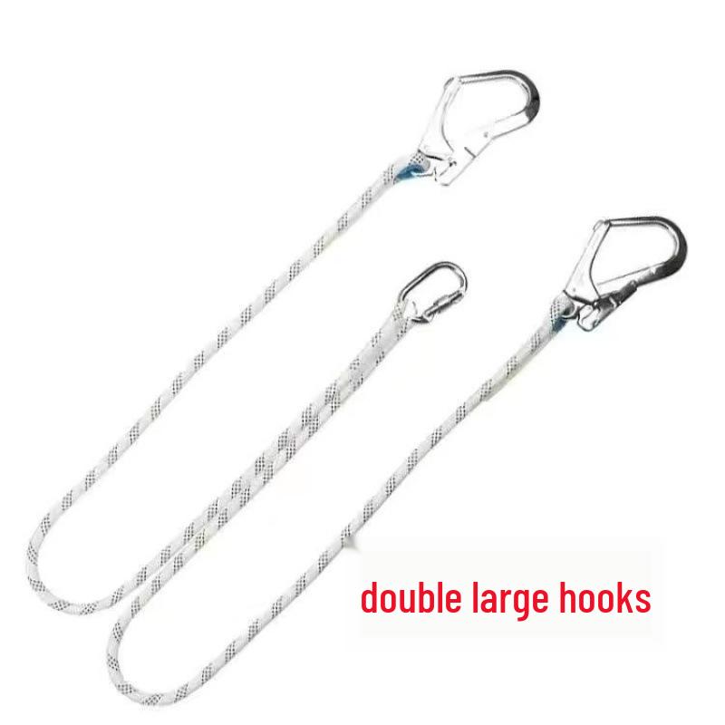 Outdoor High-Altitude Safety Rope: Polyester Construction, Portable Design.