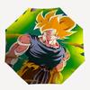 1pc Dragon Ball Z Goku Automatic Opening/Closing Outdoor Umbrella - Portable 3-Fold Design with Iron Frame - Outdoor for Fans, Travelers, Daily U