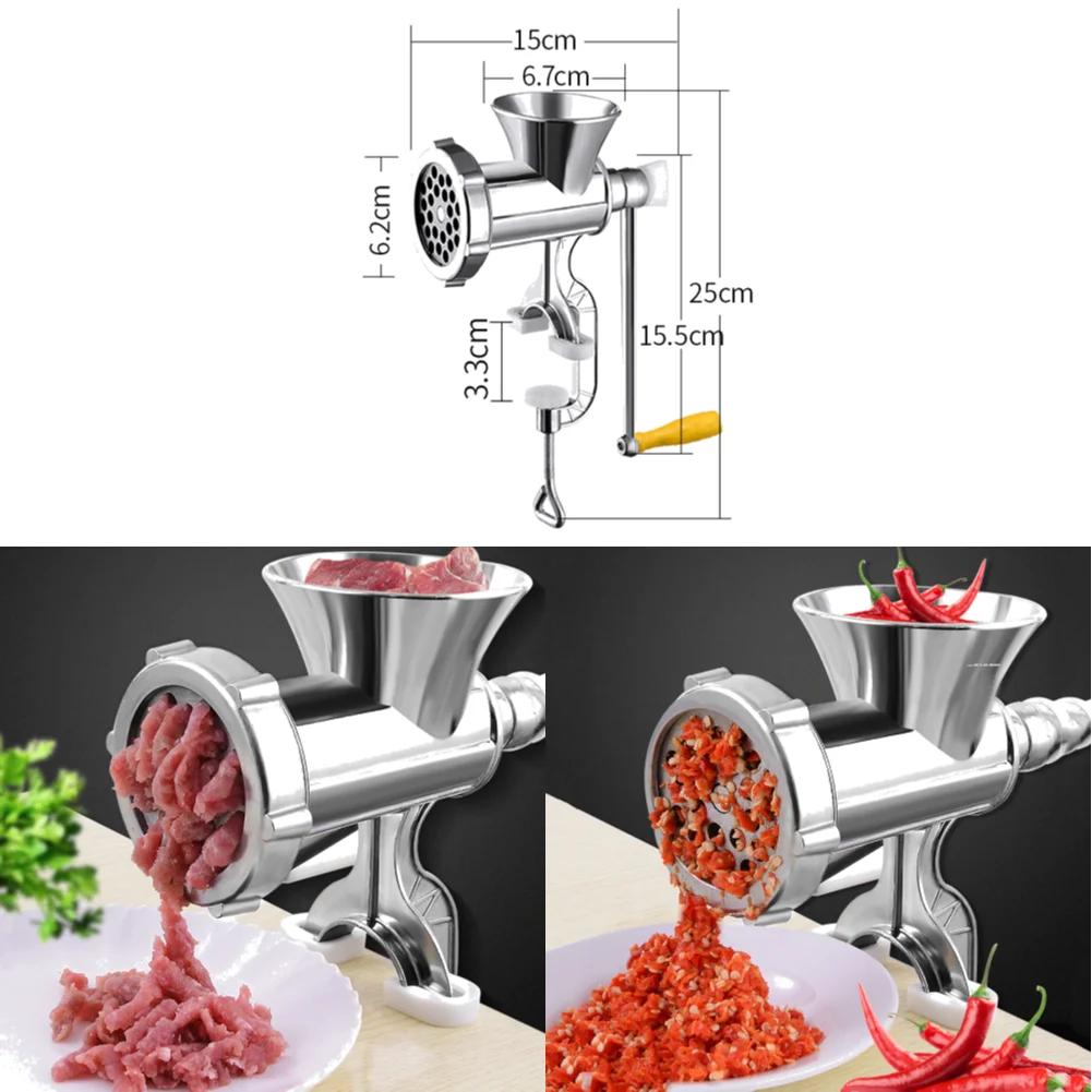 Household Manual Meat Grinder Vegetables Fruit Chopper Potatoes Slicer Unique Food Processor Hand Crank Tools Kitchen Supplies