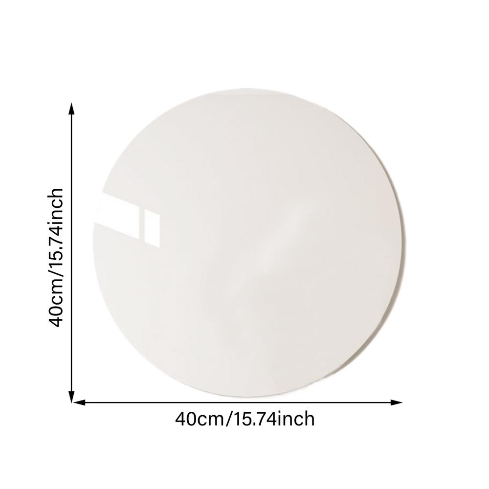 20-40CM Round Mirror Sticker Self-adhesive Bathroom Decorative Acrylic Mirror Mural Decals Bedroom Living Room Vanity Mirrors