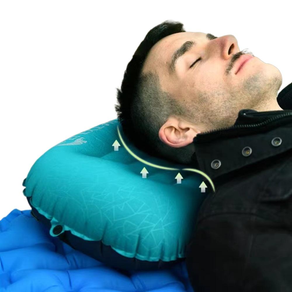 Outdoor Inflatable Pillow with Inflatable Air Cushion Special TPU Air Pillow Portable Storage TPU Pillow Lightweight Travel Pillow