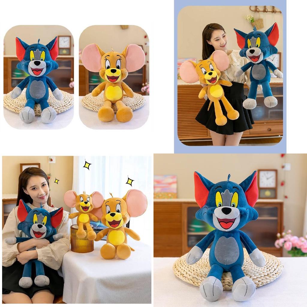 Tom und Jerry Plüschtier Kissen Stoffpuppe Kinder Valentinstagsgeschenk Cartoon