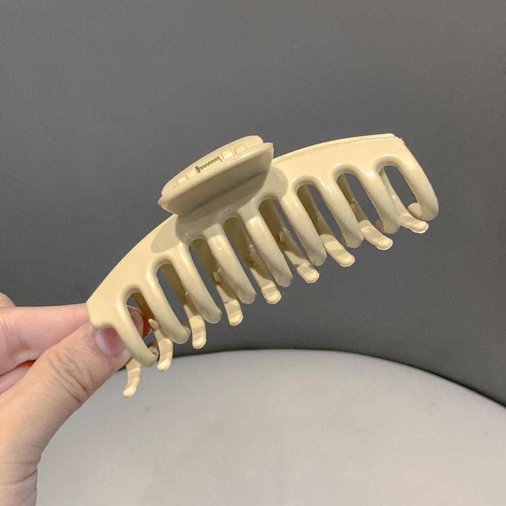 Silicone Shark Clip Hairpin Soft Anti-Collision Protection Back Head Hair Claw Anti-Fall Durable Hair Accessories