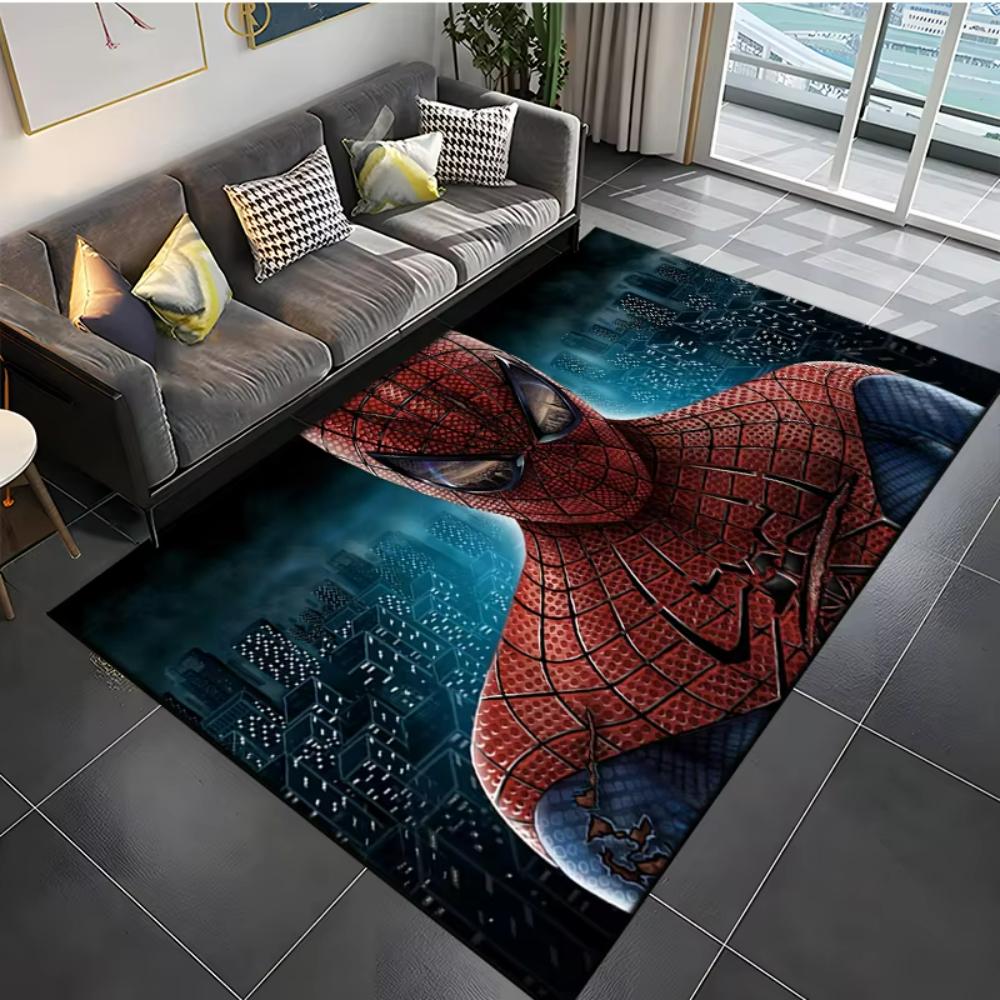 Disney Superhrdina Spiderman Vzor Velký Koberec Podložka na Podlahu do Obývacího Pokoje Ložnice Pohovková Zóna Moderní Dekor Koberec do Dětského Pokoje