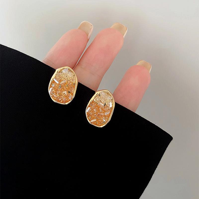 Elegant Floral Bow Earrings - High-End French Design for Women