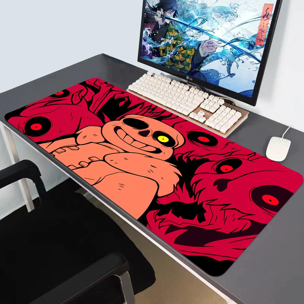 HYBXAXC Computer Laptop Mauspads Undertale Großes Gaming-Mauspad Tastaturpads Schreibtischunterlage PC-Gamer-Mausmatte Silikon-Mauspad