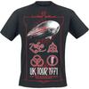 Led Zeppelin UK Tour '71. Official Men's Unisex Shirt-