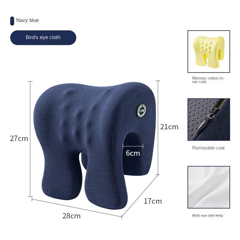 Neck Support Office Rest Lunch Break Orthopedic Student Desk Sleeping Memory Foam Nap Pillow For Travel Headrest