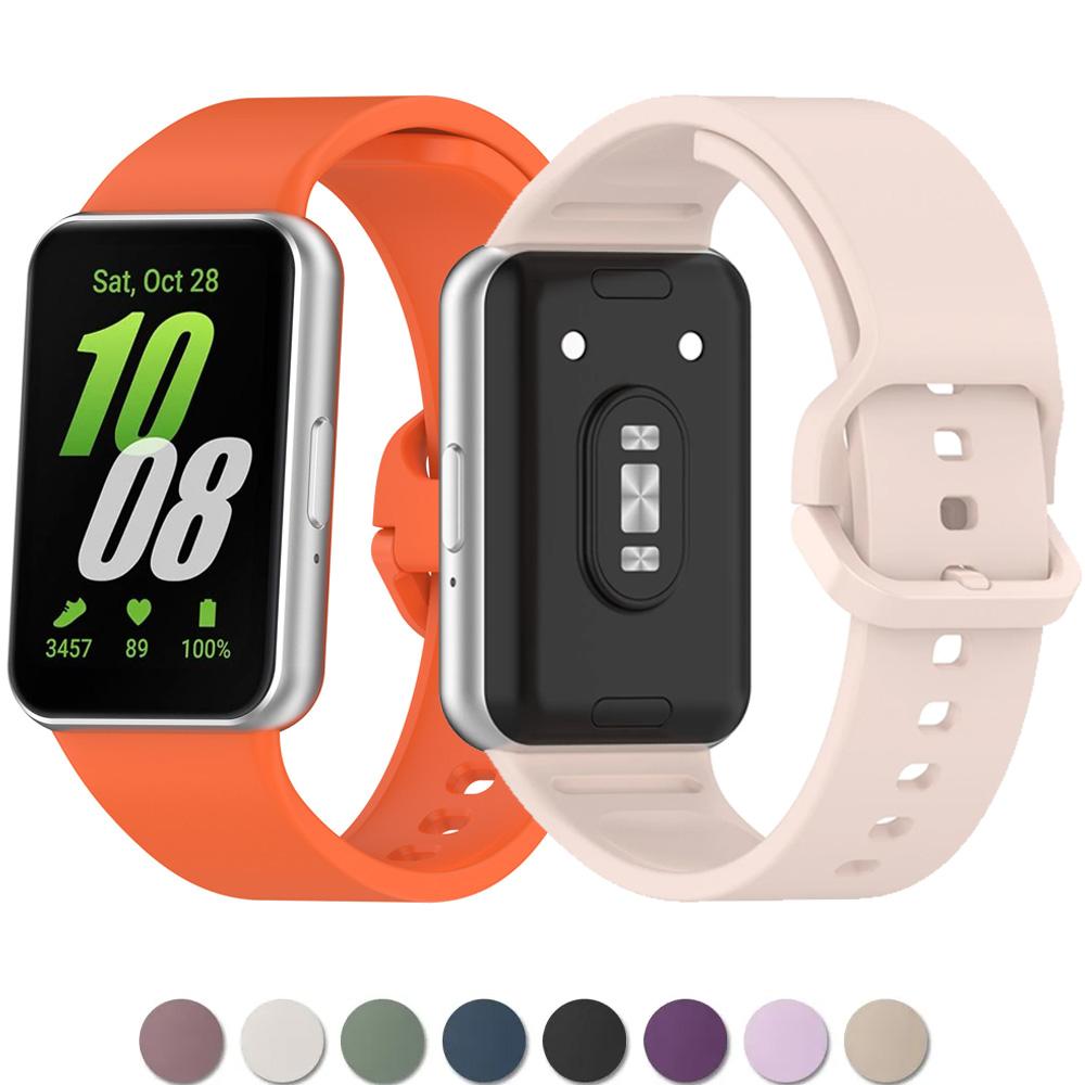 Sport Silicone Strap for Samsung Galaxy Fit 3 Band Smartwatch Rubber Bracelet Correa for Samsung Galaxy Fit3 Straps Accessories