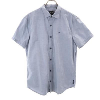 Overall Handle Short Sleeve Cotton Shirt L Charcoal Gray Men's Used