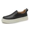 Fashion Genuine Leather Men's Shoes Luxury Handmade Designer Loafers Slip On Black Business Casual Shoes Moccasins Comfy Driving Shoes
