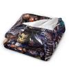 WOW World of Warcraft Arthas Retro Game Flannel Blanket  Super Warm Throw Blanket for Bedroom Camping Bedspread Sofa Bed Cover