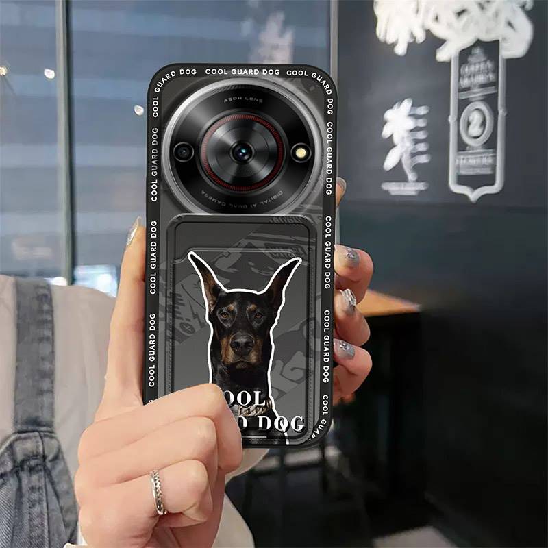Card Slot Soft Case Phone Case For ZTE Blade A75 5G/Nubia Focus 5G/Calf 5G Waterproof Back Cover Durable Anti-knock TPU