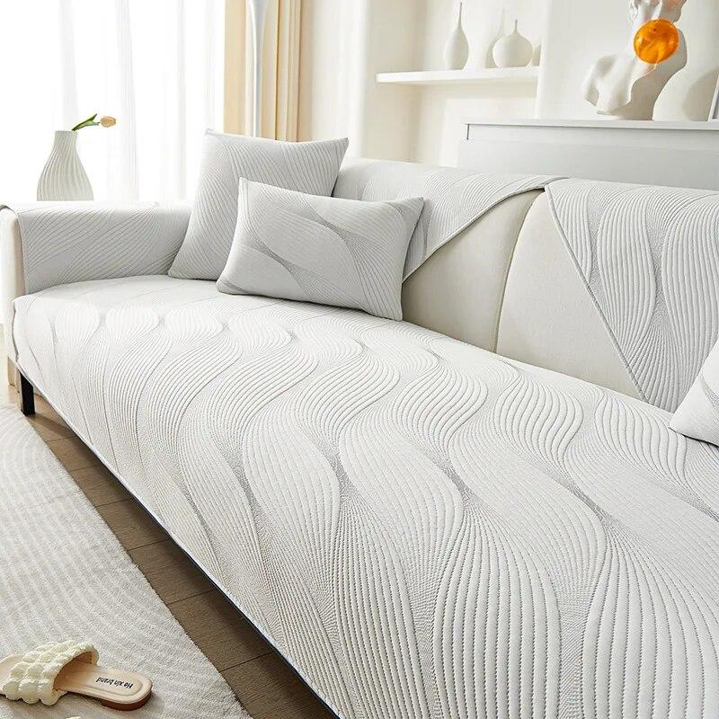 

Универсальный чехол для дивана, ткань шенилл, нескользящая подушка для дивана, полотенце на подлокотник и спинку, однотонный, декор гостиной 50x70cm 1pcs