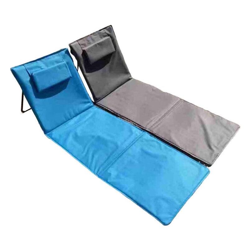 Portable Folding Beach Mat with Backrest