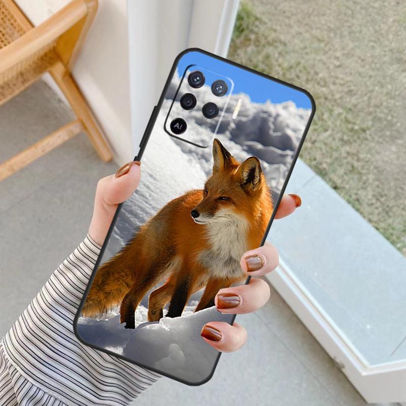 

Cute Animal Fox Case For Oppo A76 A16 A96 A17 A18 A60 A80 A40 A38 A58 A78 A98 A94 A74 A54 A15 A57 A77 A5 Pro OPPO A98 5G