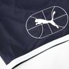 Puma Junior Varsity Logo Comfortable Breathable Lace-Up Basketball Shorts Men shorts Navy-Blue 633076-02