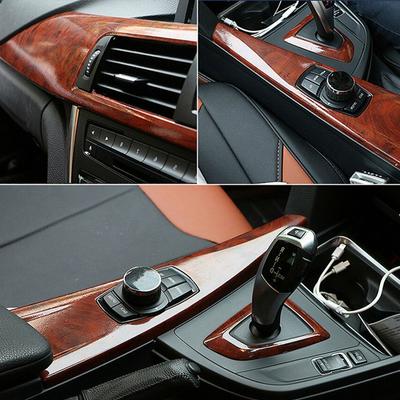 Glänzende Kastanienbraune Vinyl Autofolierung Aufkleber Abziehbild Blatt Folie DIY Blase